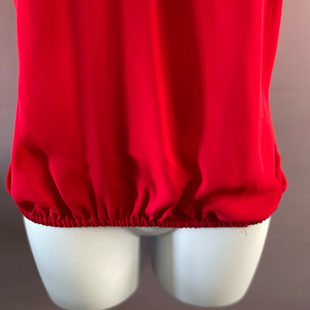 Red Lace Blouse - Picture 3 of 4